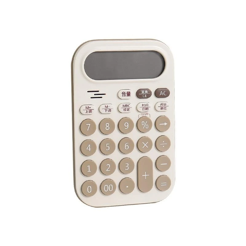 Milk Tea Color Calculator 12-bit Voice Payment Financial Accounting Office Large College Student Computer