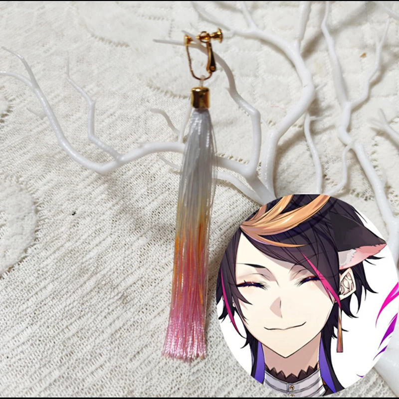 

Anime Earrings VTuber Shu Yamino Dangles Ear Ring Cosplay Prop