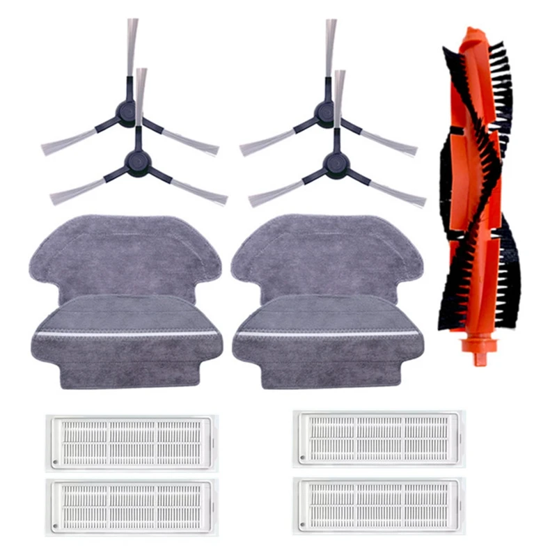 

Parts For Xiaomi Robot Vacuum Mop Cleaner STYJ02YM Main Brush Side Brushes Mop Cloth Hepa Filter 550ML Water Tank