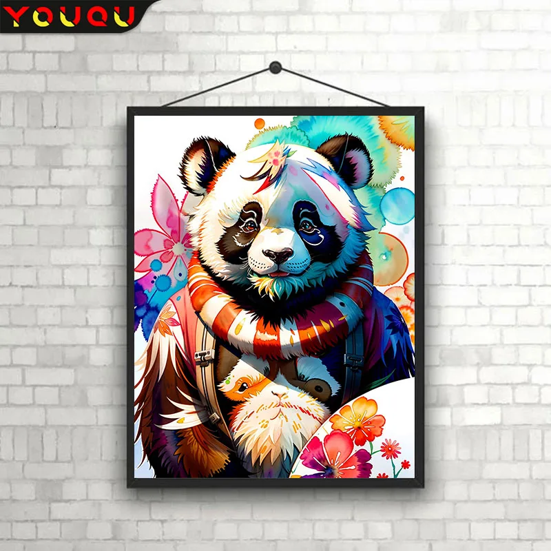 

YOUQU Large Size Animal Panda Diamond Painting 5D Mosaic Picture Diamond Embroidery DIY High Quality Home Decoration Gifts