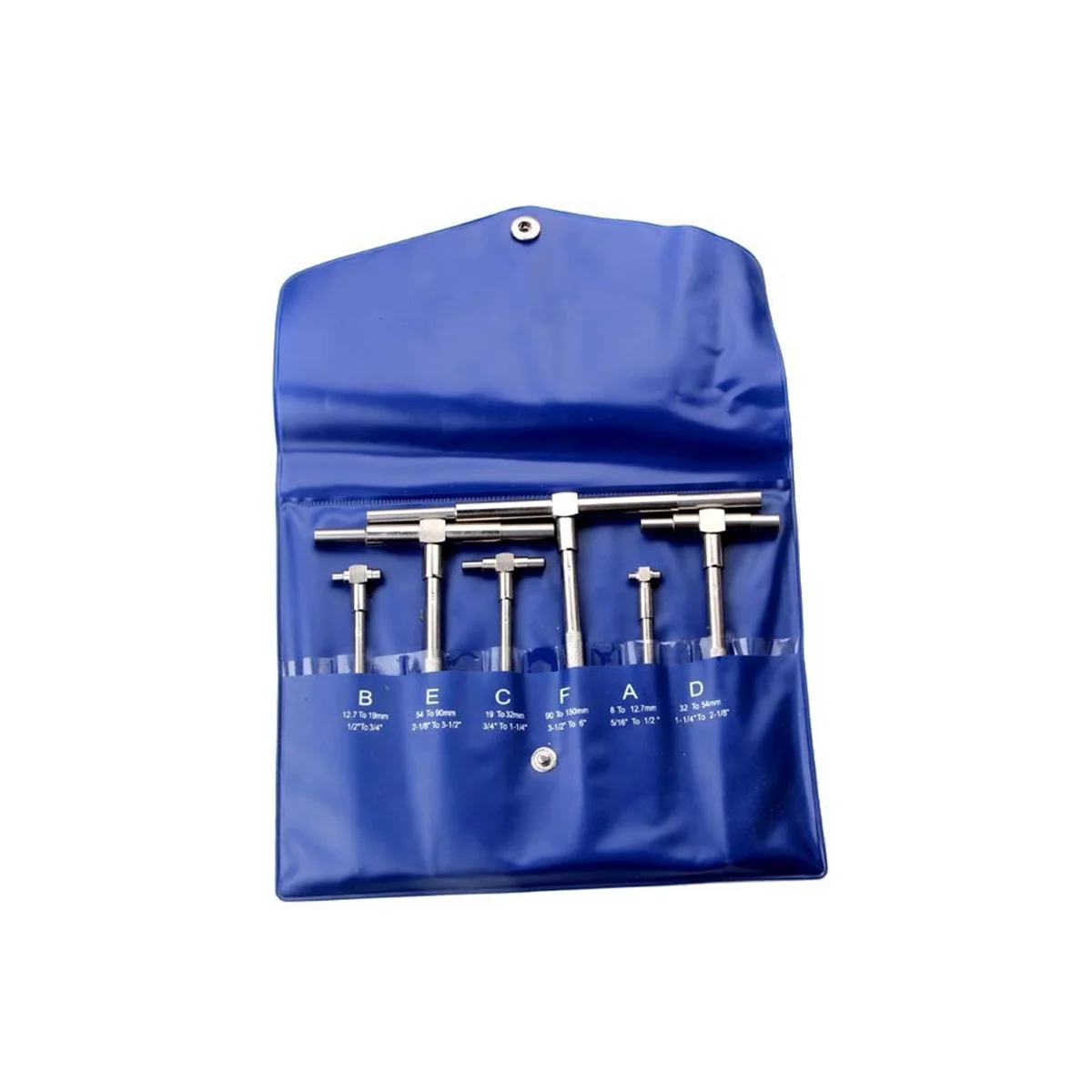 Телескопический калибр 6 шт. внутренний диаметр регулируемый 8-150 мм 5/16-6 дюймов