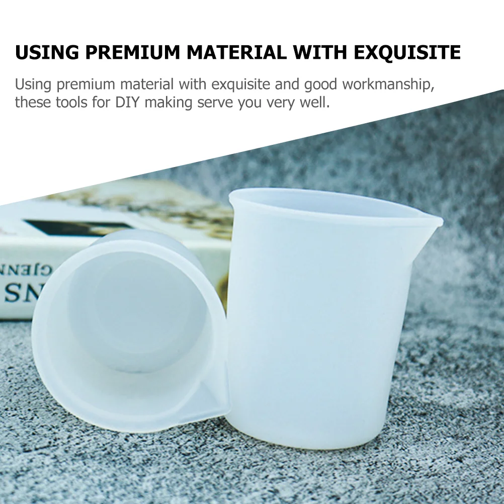 Силиконовые мерные чашки для эпоксидной смолы 6 шт. 50 мл