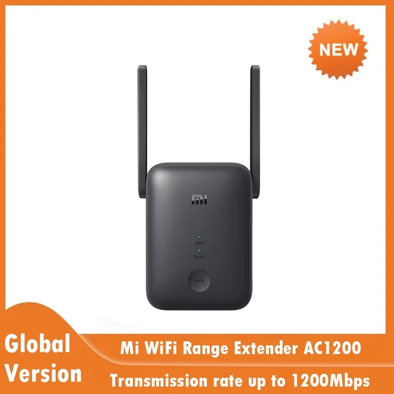 

New Global Version Xiaomi Mi WiFi Range Extender AC1200 2.4GHz And 5GHz Band 1167Mbps Ethernet Port Amplifier WiFi Signal Router