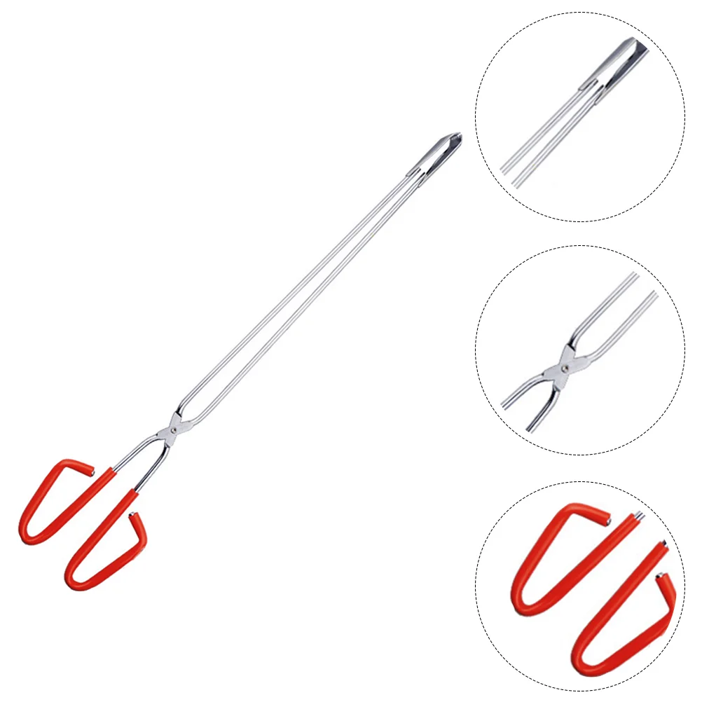 

Trash Tongs Trashing Picking Pliers Litter Tool Stainless Steel Picker Camping Bbq Grill Clamps Grabber