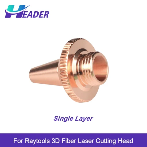 Raytools 3D лазерная насадка M8 D15 H19 однослойная двухслойная для Raytools BT210S BM111 BM109 3D волоконная лазерная головка HAN'S Precitec