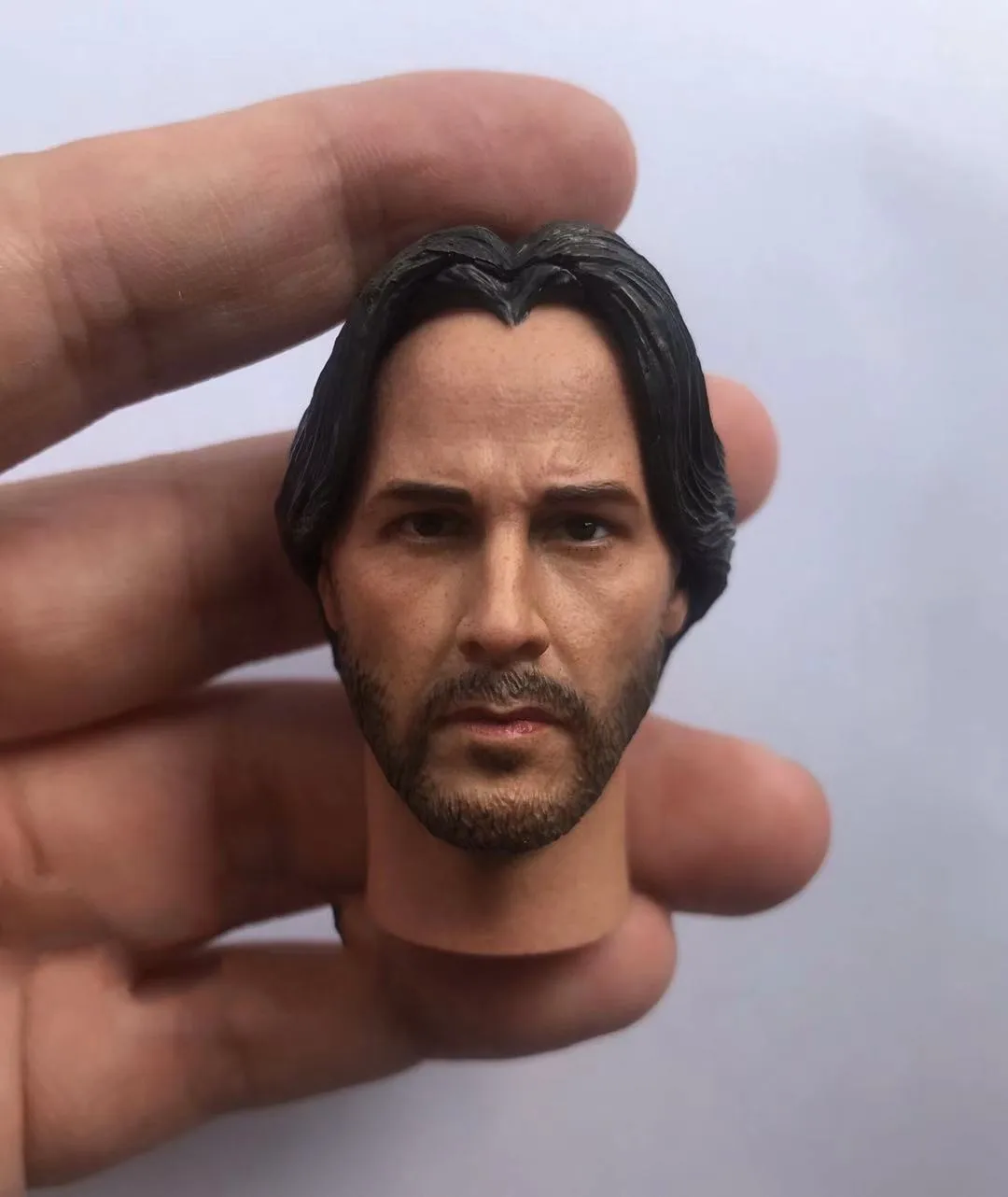 

1/6 Scale Male Head Carving Keanu Reeves Killer God 2.0 ActorModel For 12" Soldier Action Figure Body Game Toys