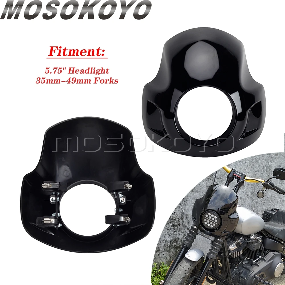 Обтекатель для мотоциклетной фары 5 75 дюйма 3/4 лобовое стекло Harley Sportster XL883 1200 Roadster