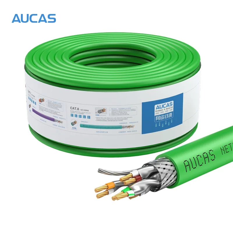 Сетевой кабель AUCAS Cat6 UTP неэкранированный Lan RJ45 медные кабели витые пары