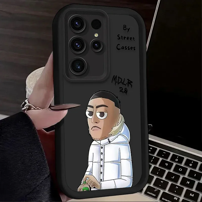 Чехол M-Morad MDLR Rapper для Samsung Galaxy S23 S24 S25 Ultra S22 S21 Plus FE A36 A56 A26 A16 A06 A15 A25 A35 A55 5G Soft Cover (art.: 3920cd43155d9) - 3920cd43155d9