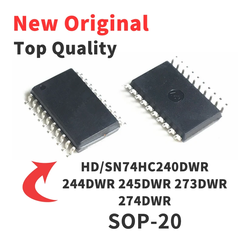 

5 шт. HD/SN74HC240/HC244/HC245/HC273/HC574 DW/DWR RPEL/FPEL SOP20 чип IC совершенно новый оригинал