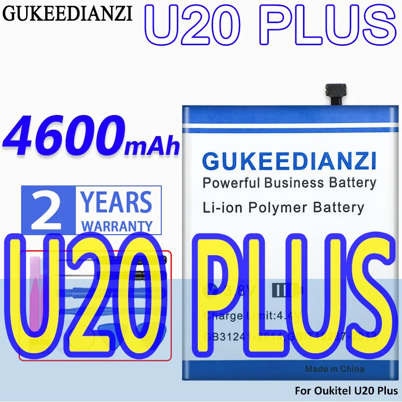 Аккумулятор большой емкости 4600 мАч для Oukitel U20 Plus U20Plus