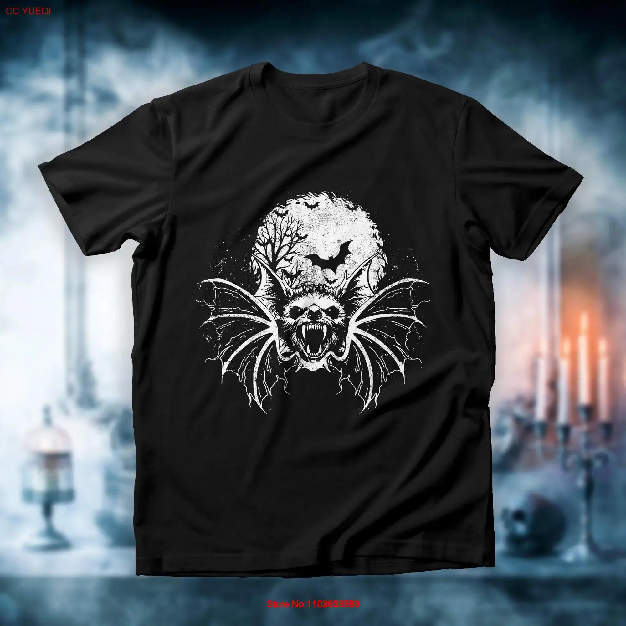 Футболка Dark Academia BaT в готическом стиле Cottagecore Creepy Goblincore Top Witchy Vibes Aesthetic Spooky с