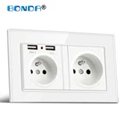 Настенная USB-розетка BONDA, 110-250 В, 16 А