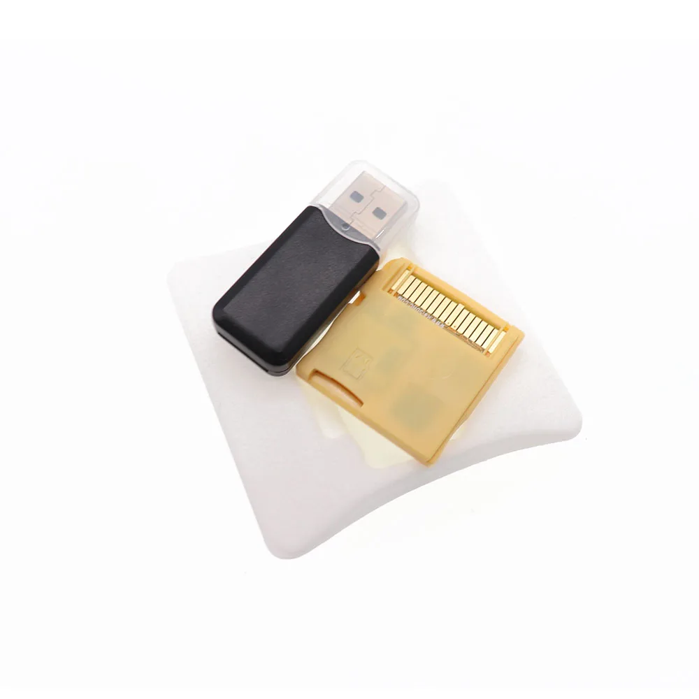 R3 + 1 Gold Pro RTS LIFE двухъядерная игровая Com-карта с USB-адаптером, карта памяти для Nintendo NDS MD GB GBC FC PCE DS 3DS 2DS