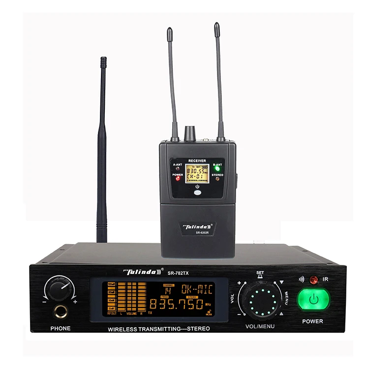 

Stereo in ear monitor wireless system professional for performance IEM