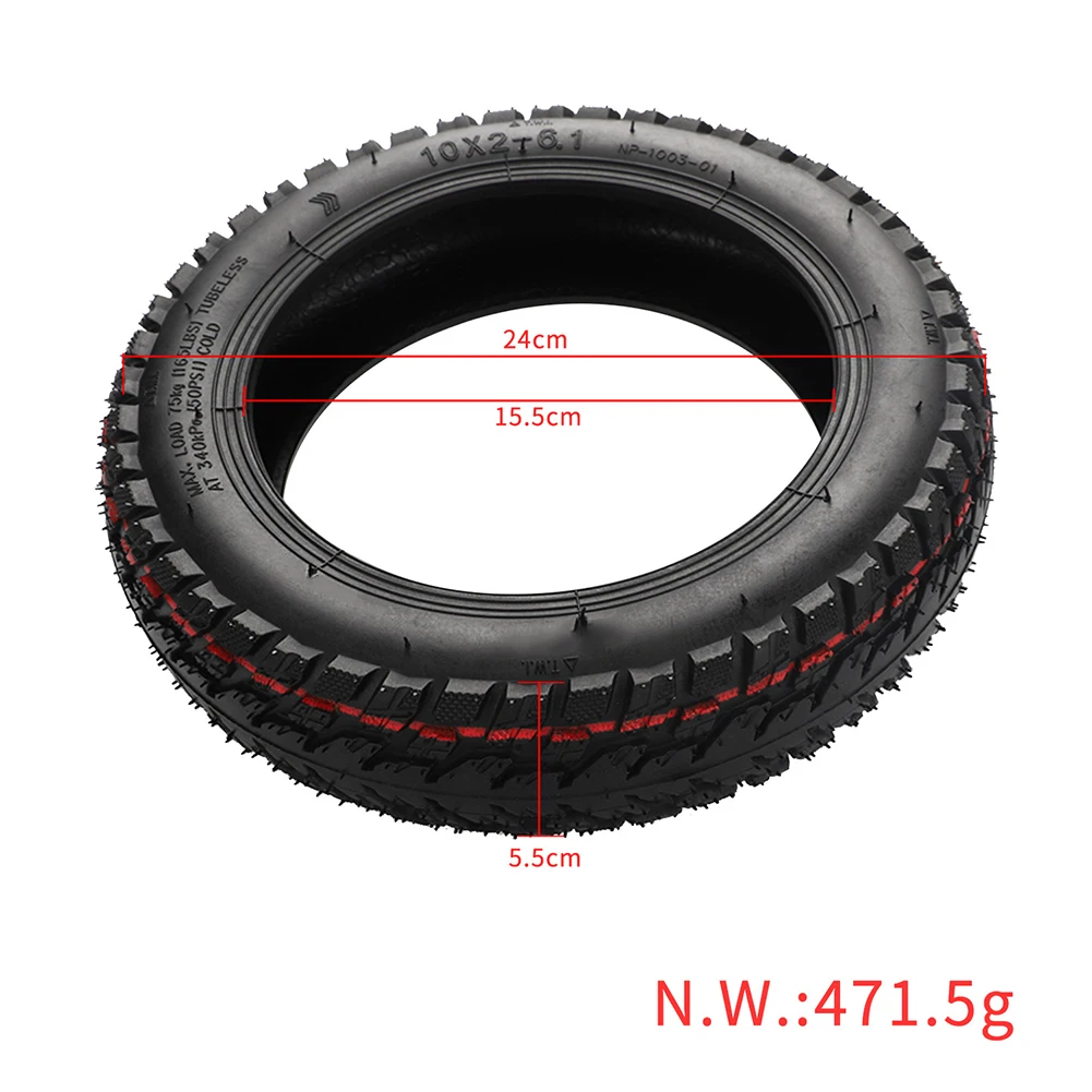 8.5/10 Inch Off-Road Tubeless Vacuum Tire with Gas Nozzle 8 1/2x2 Durable Scooter Tyre for Xiaomi M365/Pro/1S Electric Scooter images - 6