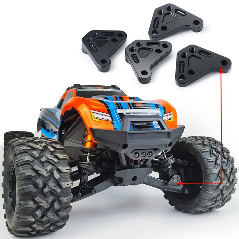 4 шт. металлическое крепление для амортизаторов передних и задних 1/10 RC Crawler TRAXXAS MAXX