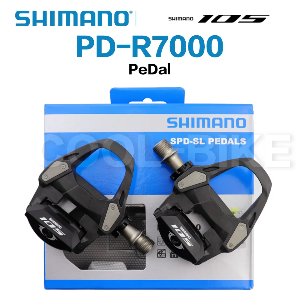 Педали Shimano 105 PD R7000 для дорожного велосипеда, углеродные ...