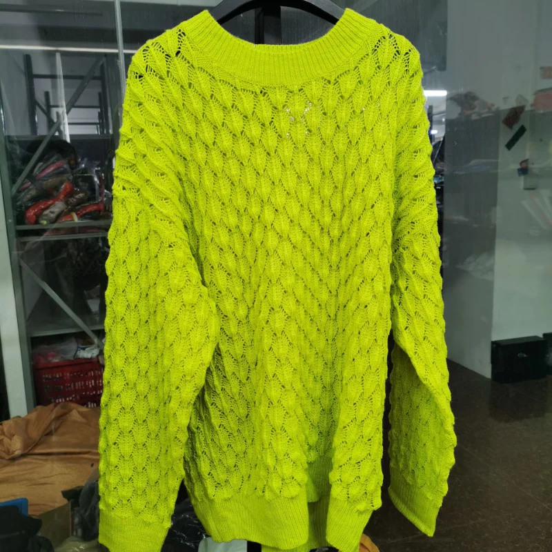 Sweater Men High Street Trend Spring Autumn New Loose Round Neck Tops Men's Knitted Sweater Fashoin Pullover Ropa De Hombre