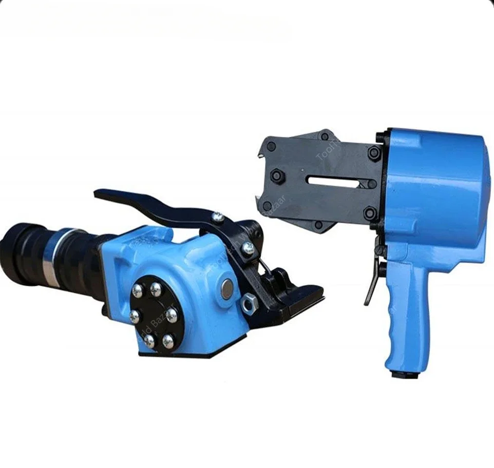 Разделительный пневматический инструмент для обвязки стальной ленты натяжитель