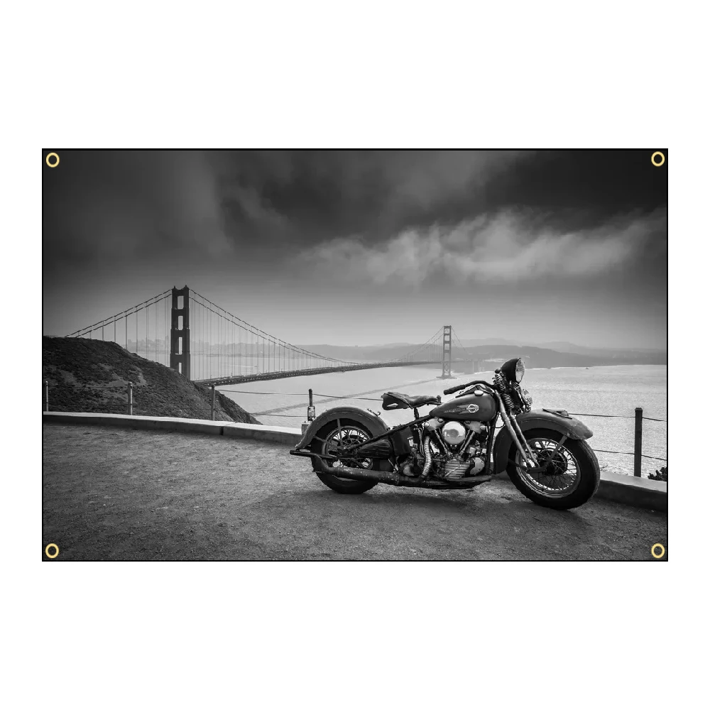 Флаг страхования мотоцикла Калифорния 90x150 см