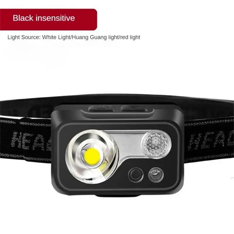 

POCKETMAN Индукционный налобный фонарь белый/красный