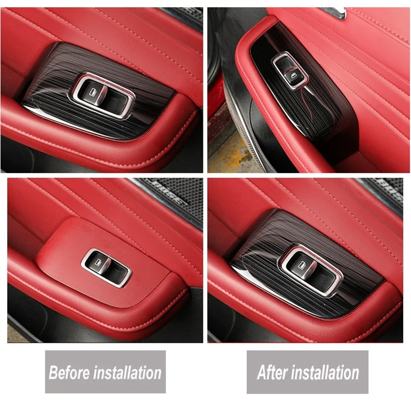 Стеклоподъемник для автомобиля из нержавеющей стали панель переключателя