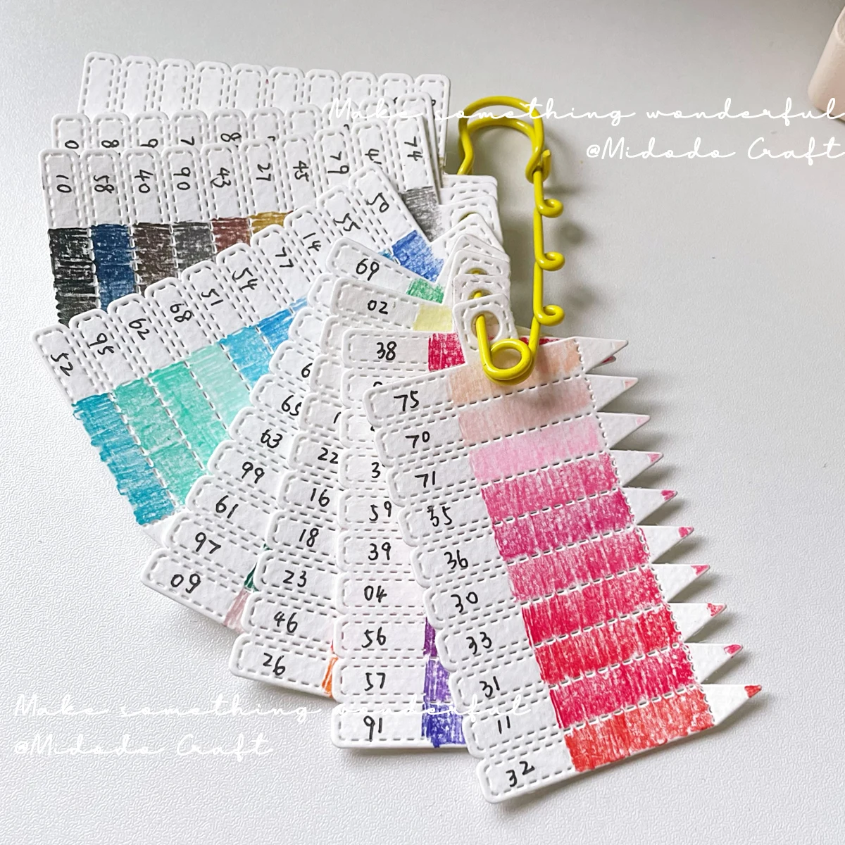 Цветной карандаш Midodo цветные металлические Вырубные штампы для карточек 2023