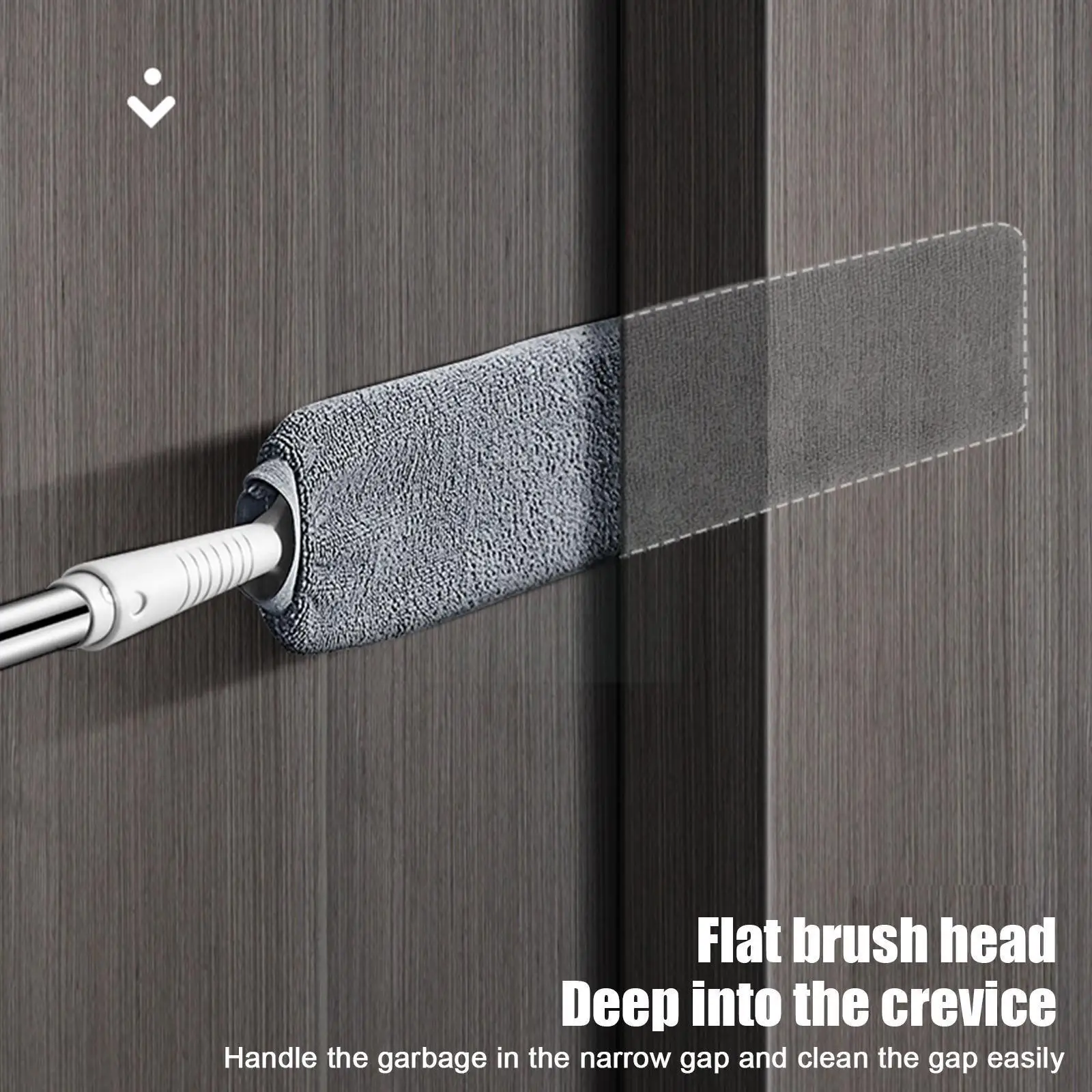 

Long Crevice Hogar Bedside Dust Brush Microfiber Duster Cleaning Tool Retractable Telescopic Household Artifact E7o3