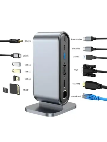 Док-станция P 12 в 1 USB Type-C
