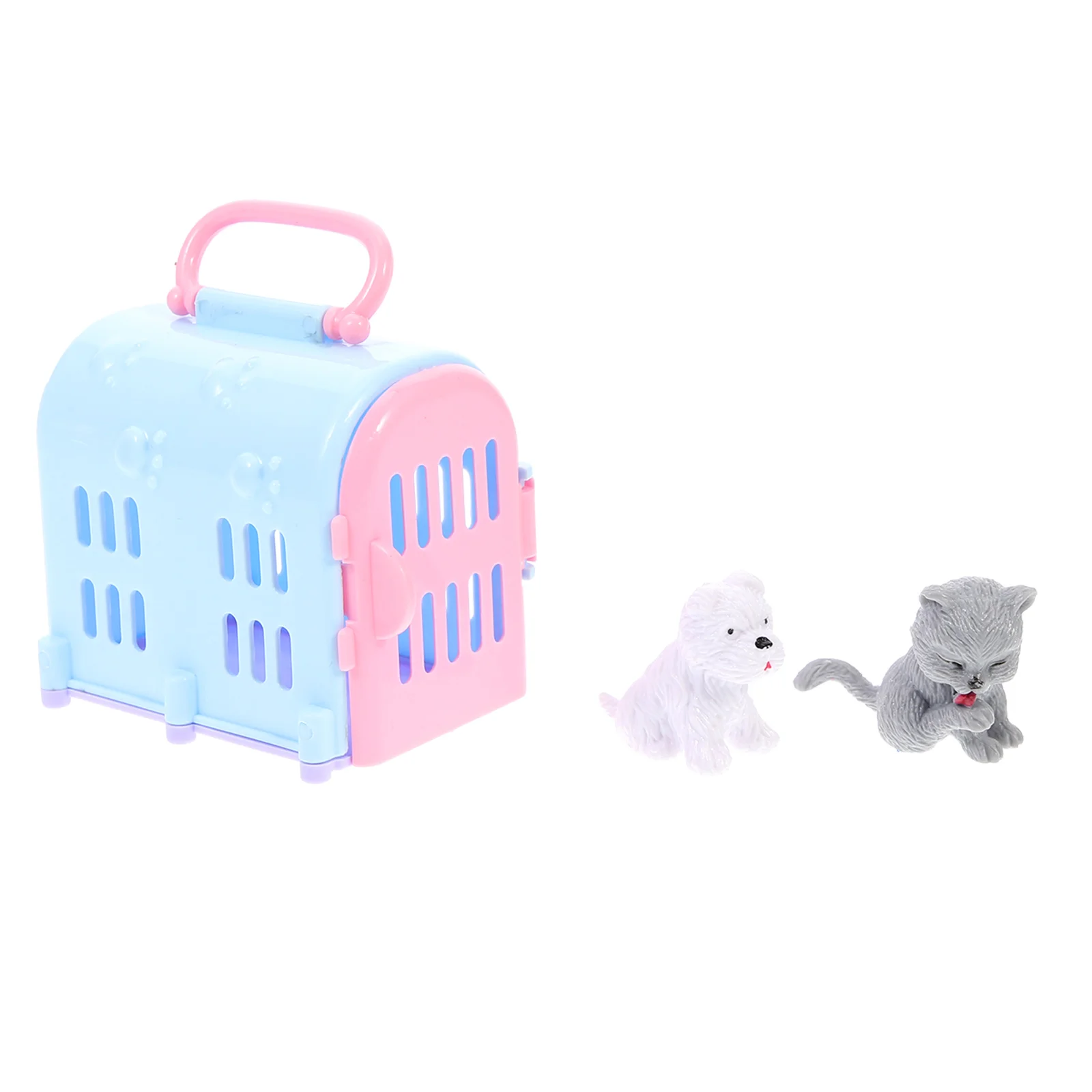 

3 Sets Mini Pet Room Small House Decor Scene Props Supplies Ornament Creative Plastic Simulation Child