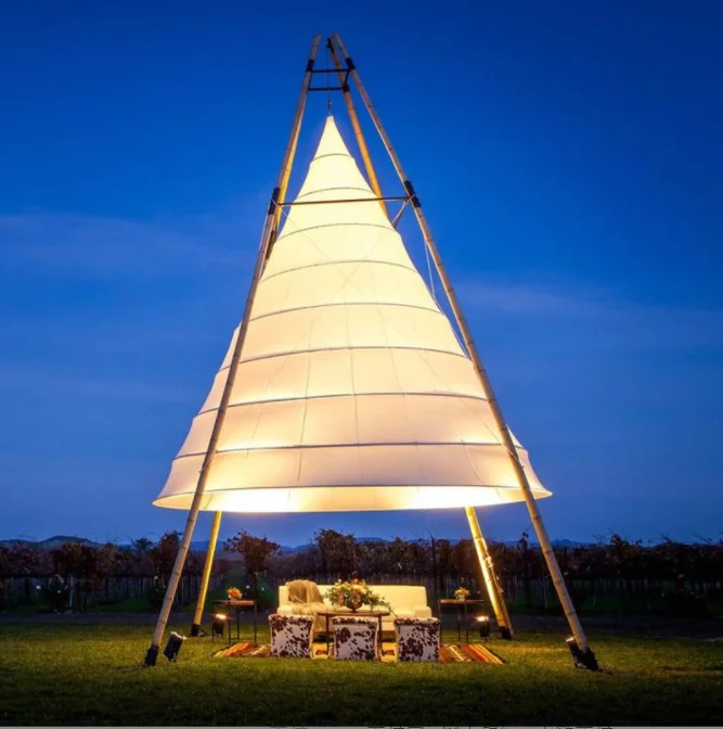 

Party Wedding Playpen Sunscreen Bamboo Cage Tent