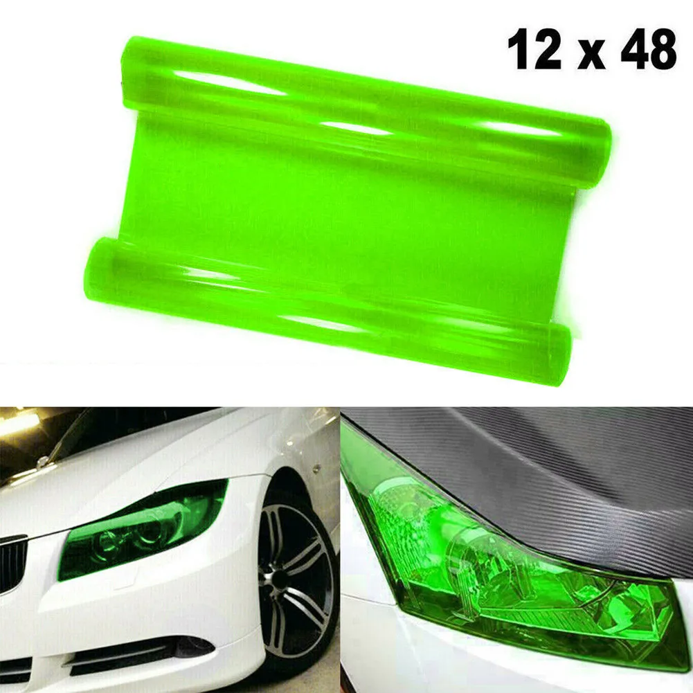 For Headlight Lamp Film Parts Side Marker Cover Trim Universal Wrap 12\\\" X 48\\\"