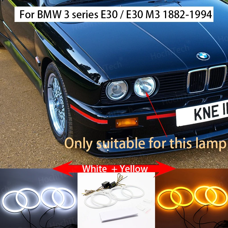 

Хлопковая фара Halo Angel Demon Eyes Kit Angel Eyes Light для BMW 3 серии E30 E36 M3 333i 325i 323i 316i 318i 325td 1982-2000