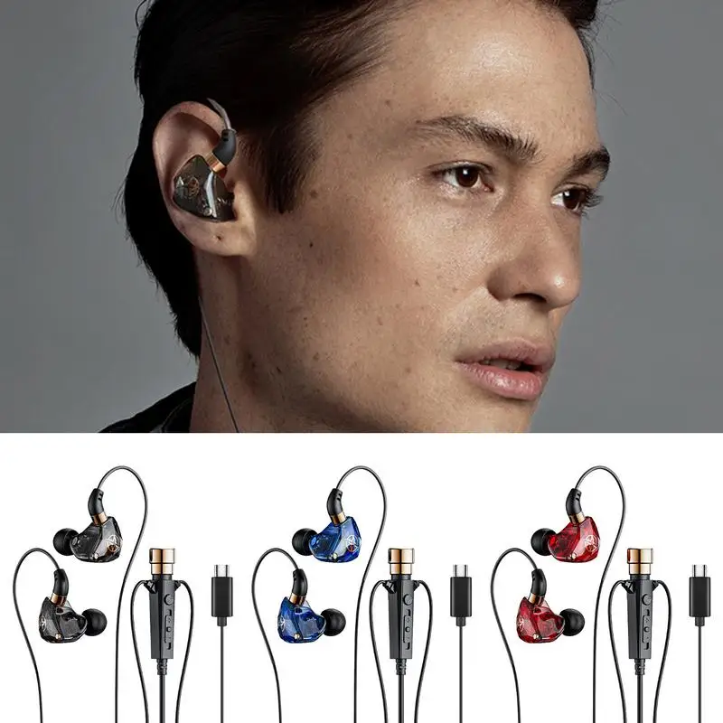 

Проводные наушники-вкладыши с шумоподавлением, USB C