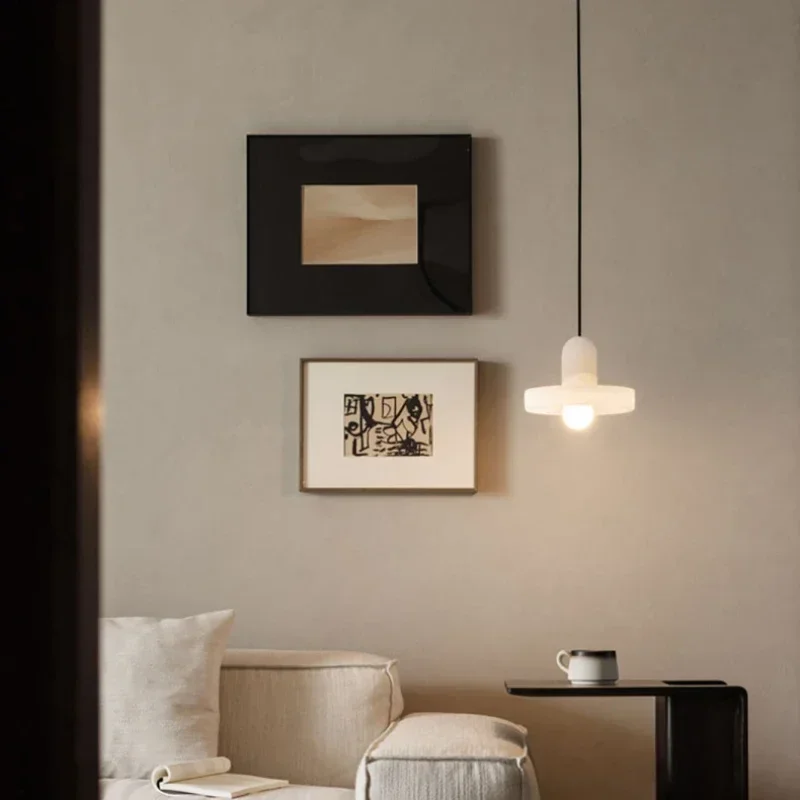 Мраморные подвесные лампы с креативным дизайном домашняя искусственная лампа