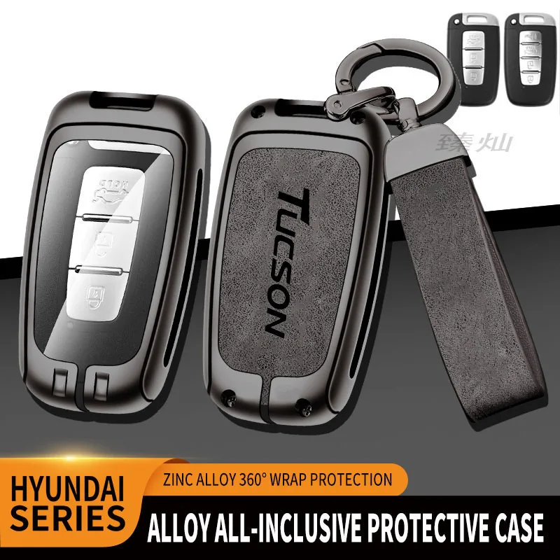 

3 4 Button NEW TPU Car Smart Key Case Cover For Hyundai Tucson Santa Fe Rena Sonata Elantra Creta Ix35 Ix45 I10 I30 I40 Keychain