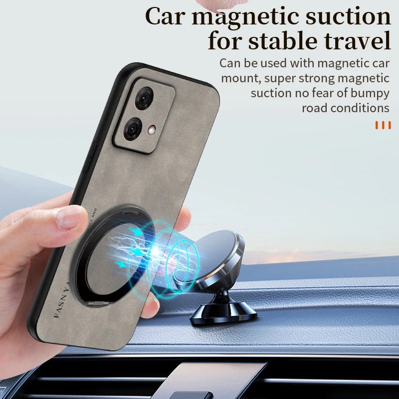 360 °   Чехол с поворотным держателем для Motorola Moto Edge 60 Fusion 50 Ultra 40 neo 30, задняя крышка из овчины (art.: 3920d32e74747) - 3920d32e74747