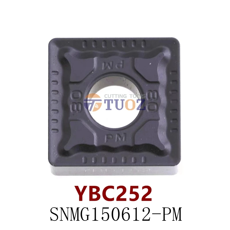 100% Original SNMG150612-PM YBC252 External Turning Tools Carbide Insert SNMG 150612 PM 1506 CNC Lathe Cutter