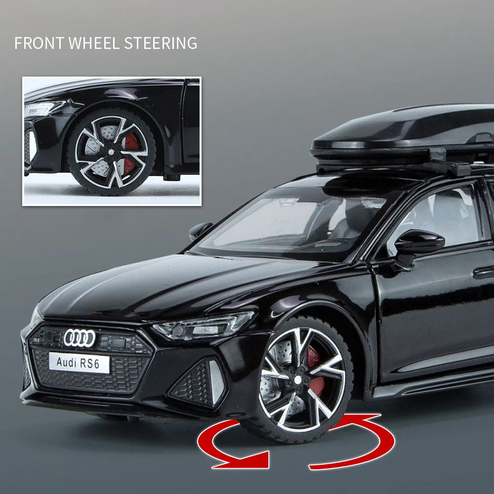 Литая под давлением модель автомобиля Audi RS6 масштаб 1:32