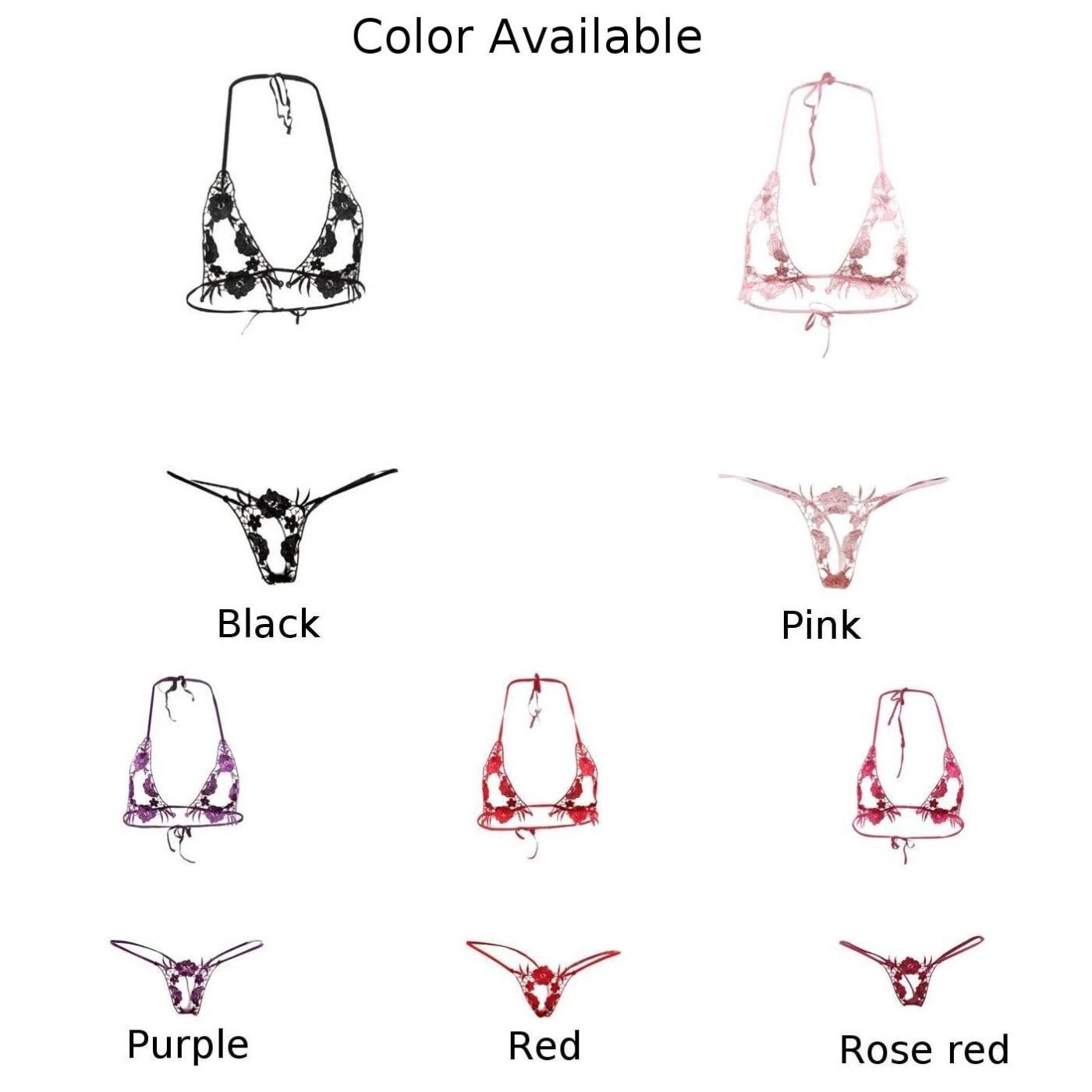 Бюстгальтер с вырезами 3 точки соблазнительные кружевные прозрачные стринги