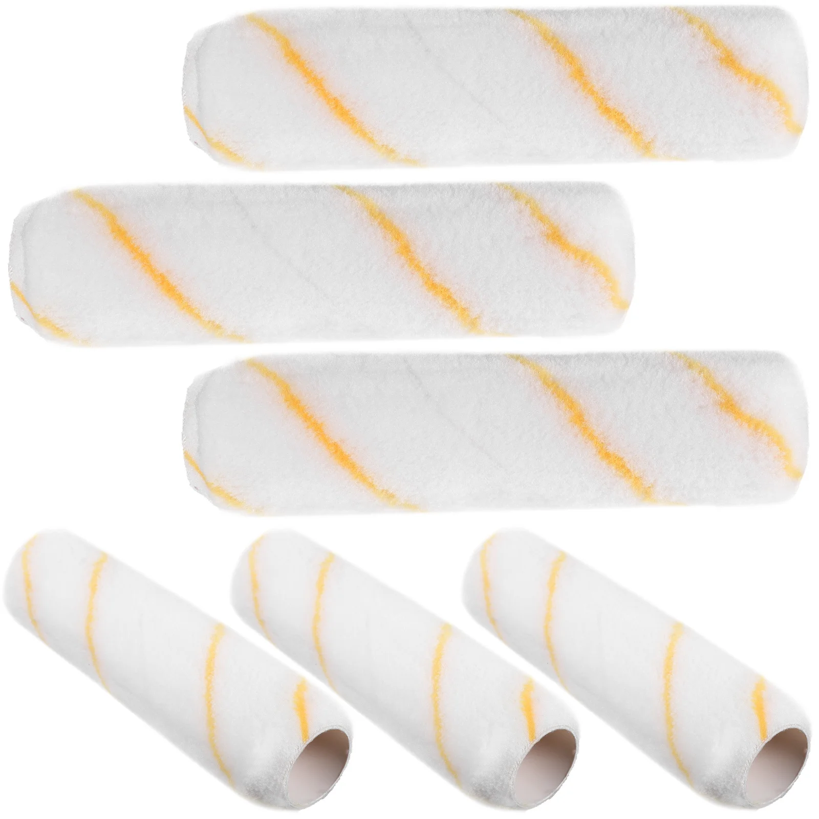 

6pcs Roller Cover Roller Nap Household Painting Tool Supply For Roller Frame