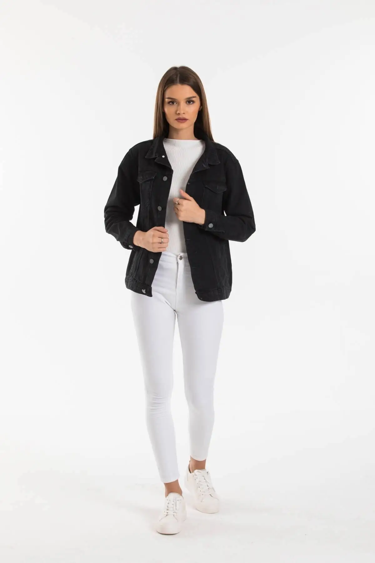 

Women's Cardigan Gray Classic Jacket Casual Knitted Quality Fashion Cardigan Sweaters Loose Sweater Jumper