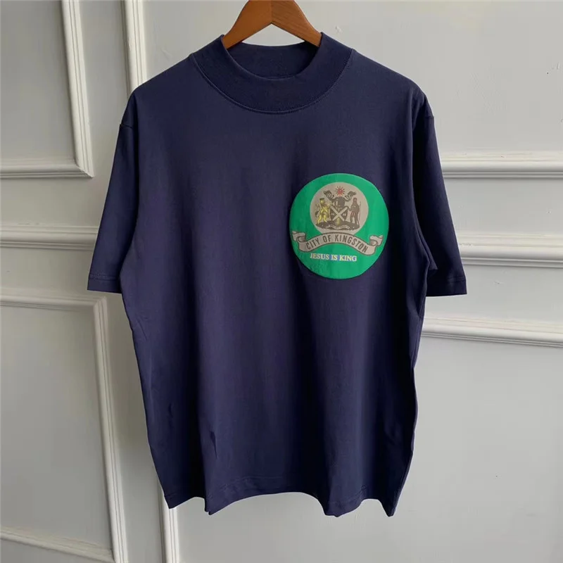 

Kanye West Jesus Is King Women Men Oversized T Shirts Streetwear T-shirt