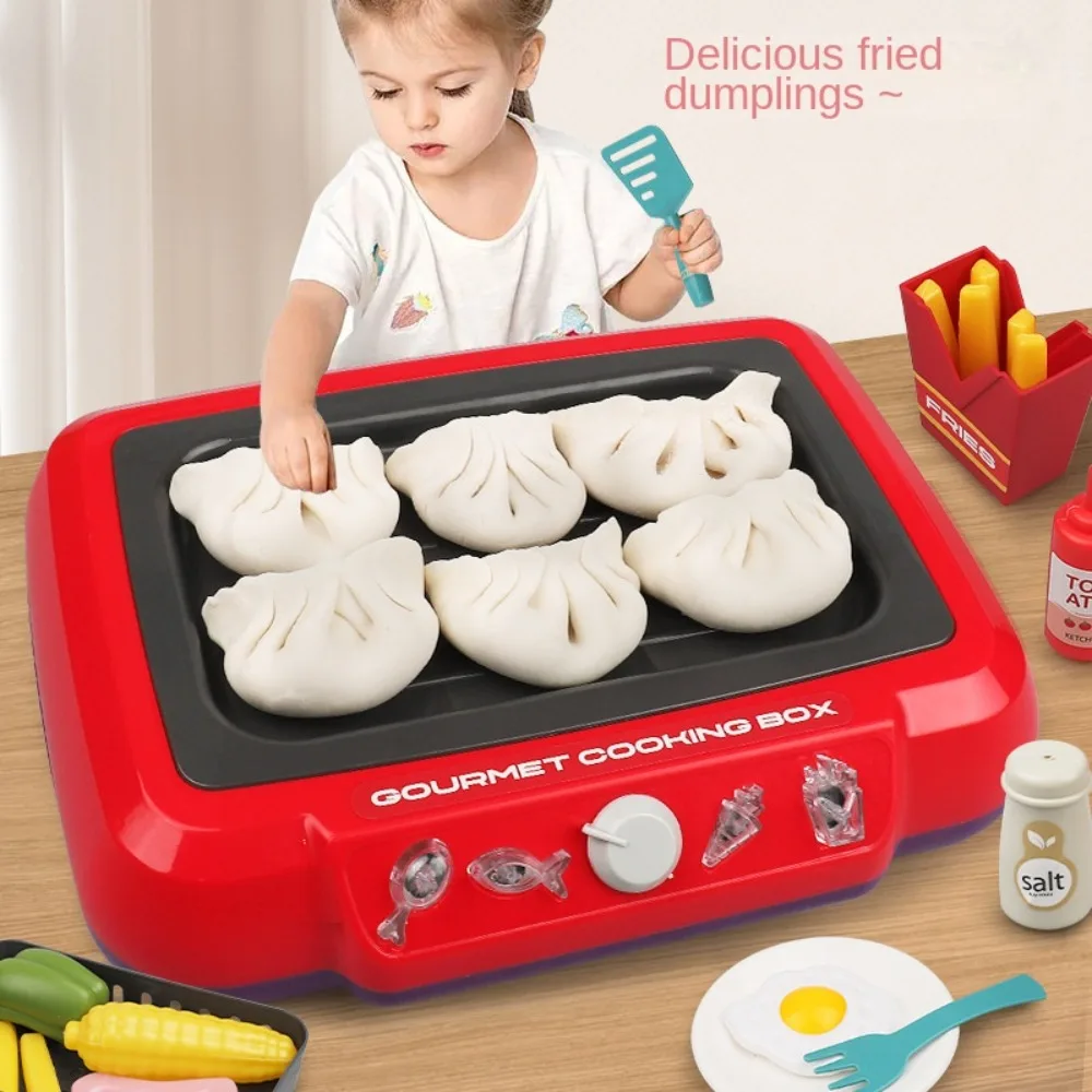 

Коробка для приготовления пищи «сделай сам», игрушка, имитация пластиковой еды, игрушки Меняющие цвет, многофункциональная детская игрушка для игрового домика