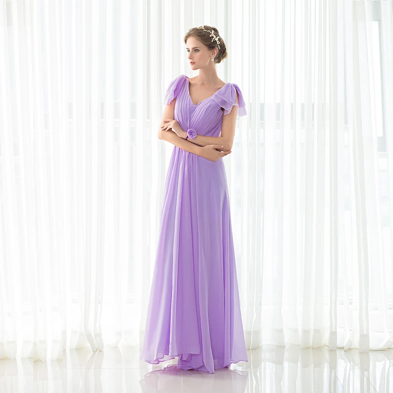 Рисунок 3 - Женское шифоновое длинное платье-трапеция