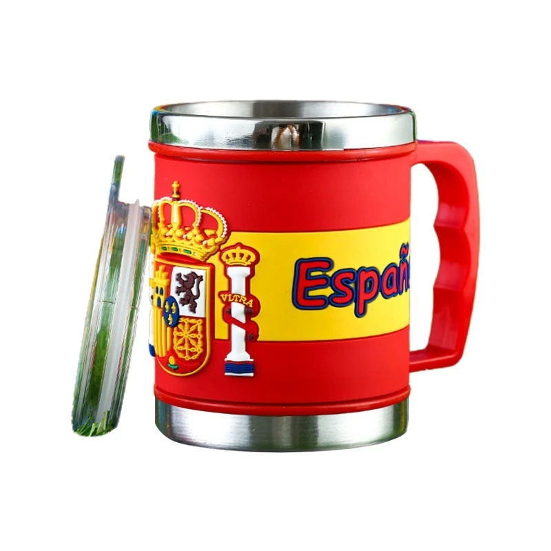 

National Team Emblem Mugs Gift Collection Souvenir 7 Styles for Football Lover