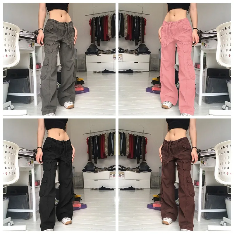 

Женские брюки-карго, осенняя одежда