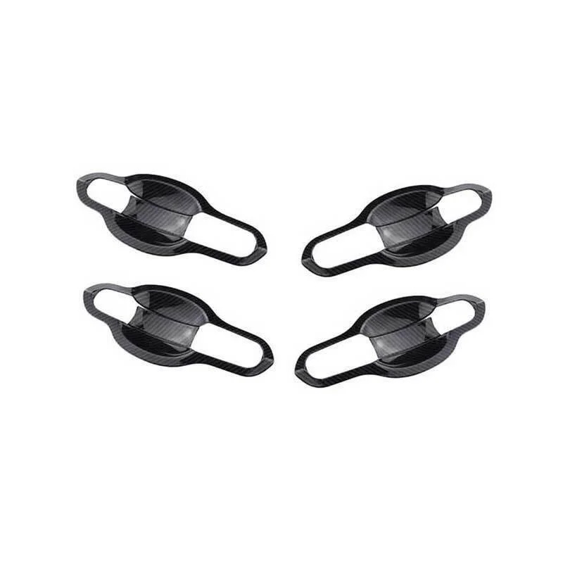 

For Ford Escape Kuga 2013-19 Carbon Fiber Exterior Outside Door Bowl Cover Trim