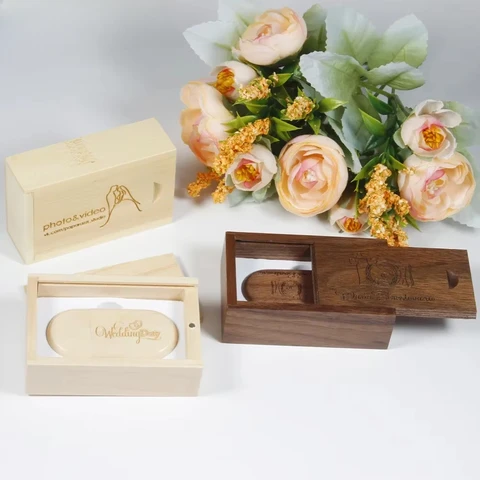 JASTER Деревянные флэш-накопители USB 3.0 128 ГБ Высокоскоростной флэш-накопитель 32 ГБ Бесплатный индивидуальный логотип Память 16 ГБ 8 ГБ подарок U-диск